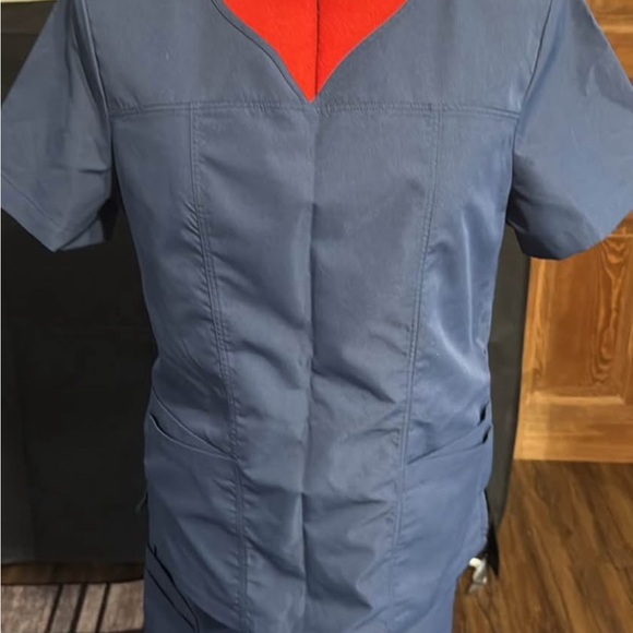 Blue Scrub Set - Picture 2 of 3